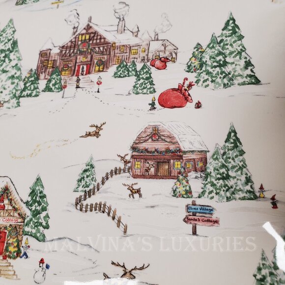 JULISKA BERRY & THREAD NORTH POLE 15" CERAMIC TREE PLATTER CHRISTMAS SANTA THEME - Picture 6 of 13